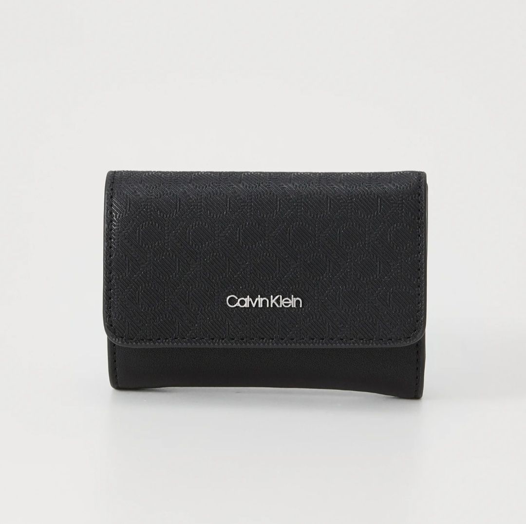Calvin klein  Must Small Trifold - Portafoglio Zip - Nero mono