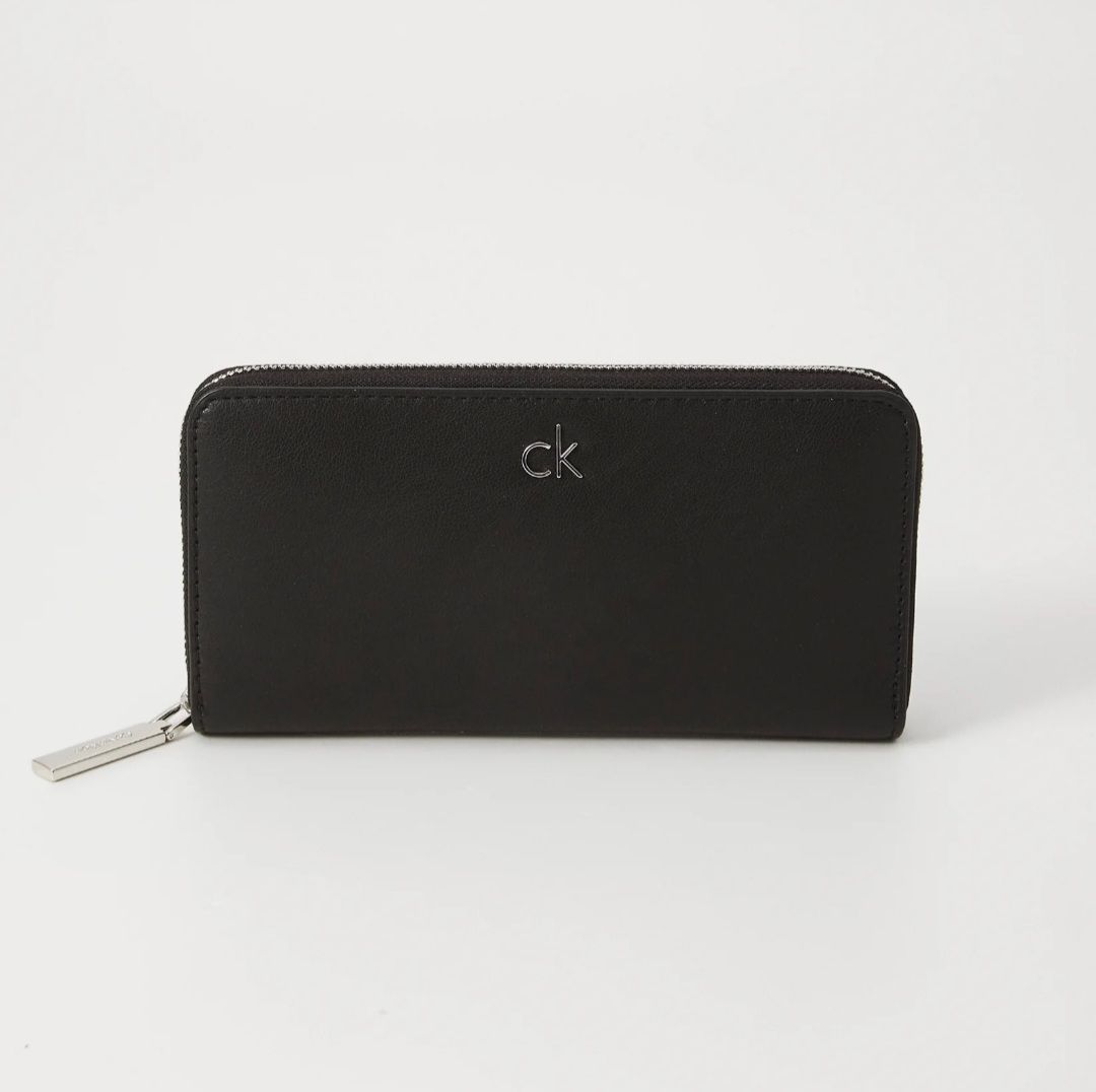 Calvin klein Portafoglio Re-Lok zip Around Nero
