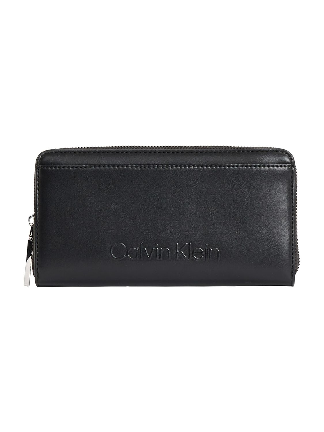 Calvin klein Portafoglio zip Around Logo Stampato Nero