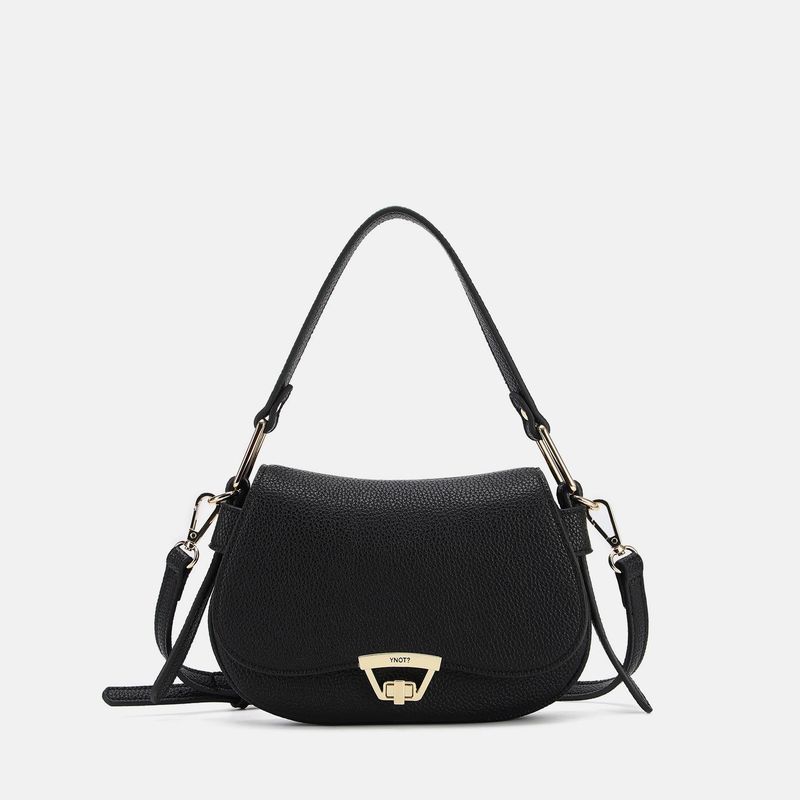 Y Not? Borsa Postina Harmony In Pelle Sintetica Nera