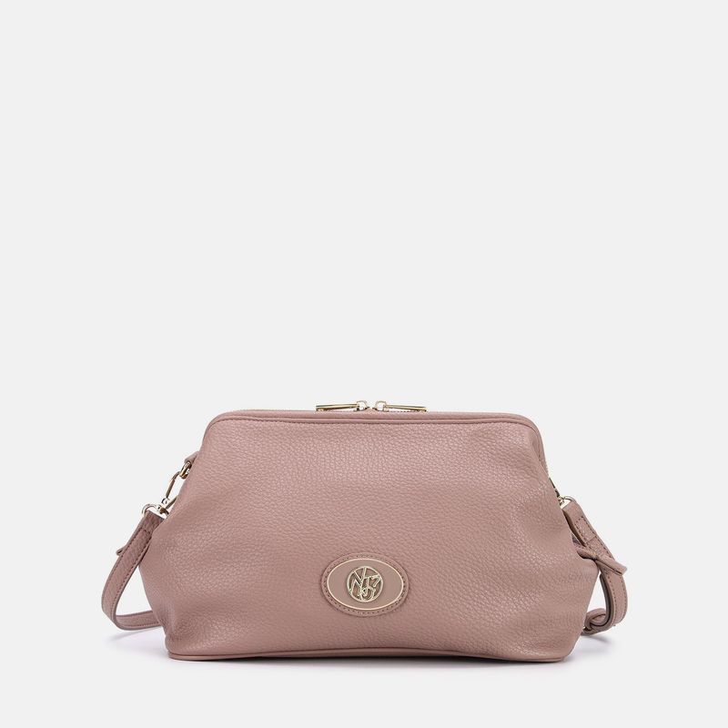 Y Not? Borsa A Tracolla Happy In Pelle Sintetica Rosa