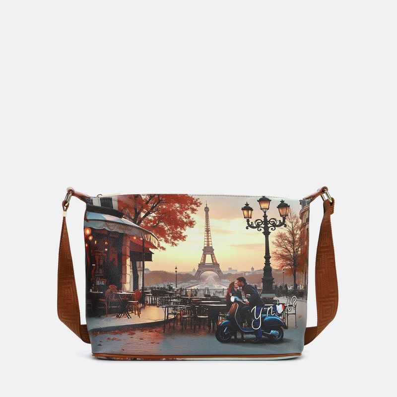 Y Not?Borsa Sacca Large Yes Bag Kisses from Paris