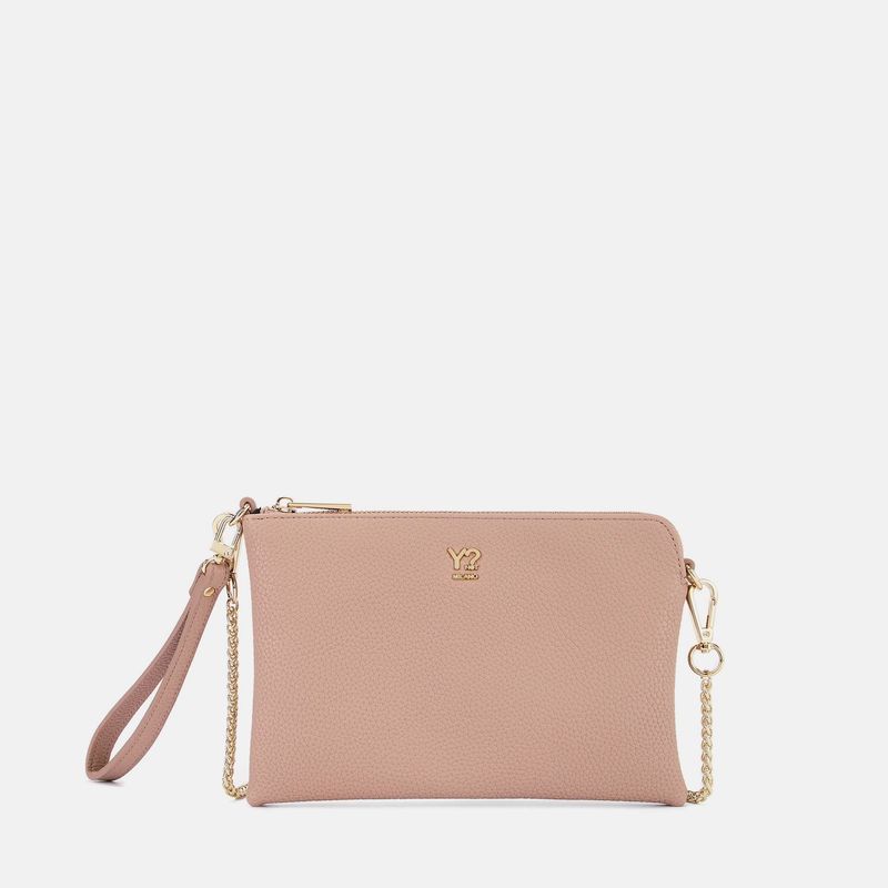 Y Not? Borsa Clutch Piccola Harmony In Pelle Sintetica Rosa