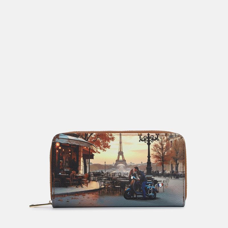 Y Not? Portafoglio 1 cerniera Yes Bag Stampa Kisses from Paris