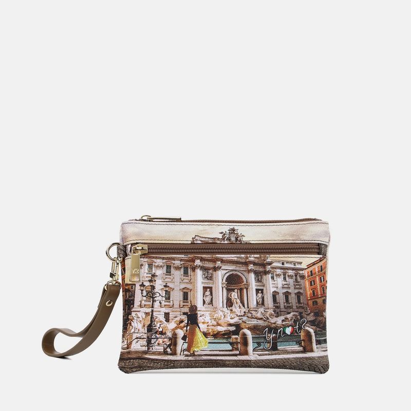Y Not? Beauty Case Small Yes Bag Stampa Lost in Rome