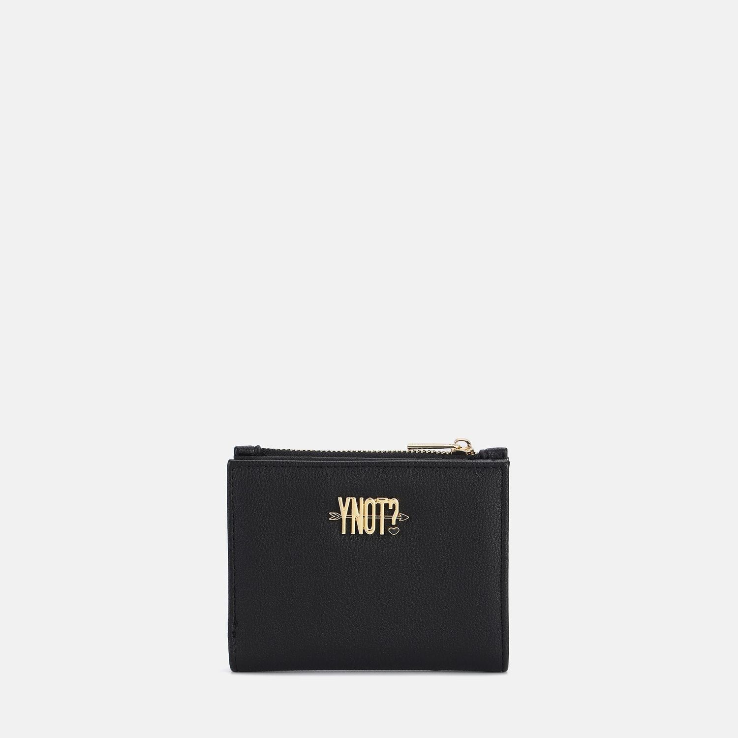 Y Not? Portafoglio Piccolo Donna Small Fantasy Nero