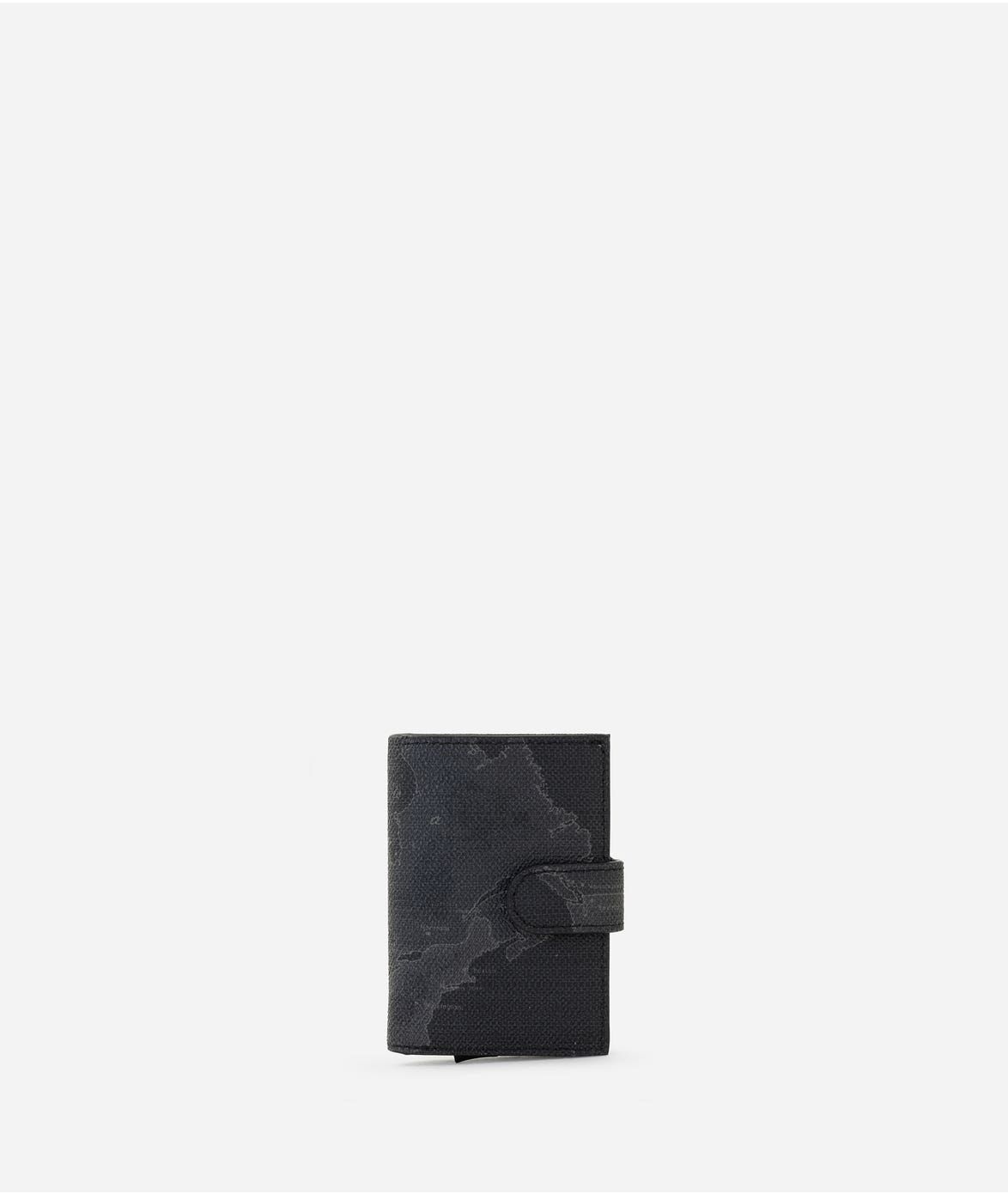 Alviero Martini 1A Classe  portacarte automatico con portamonete Unisex Geo Black