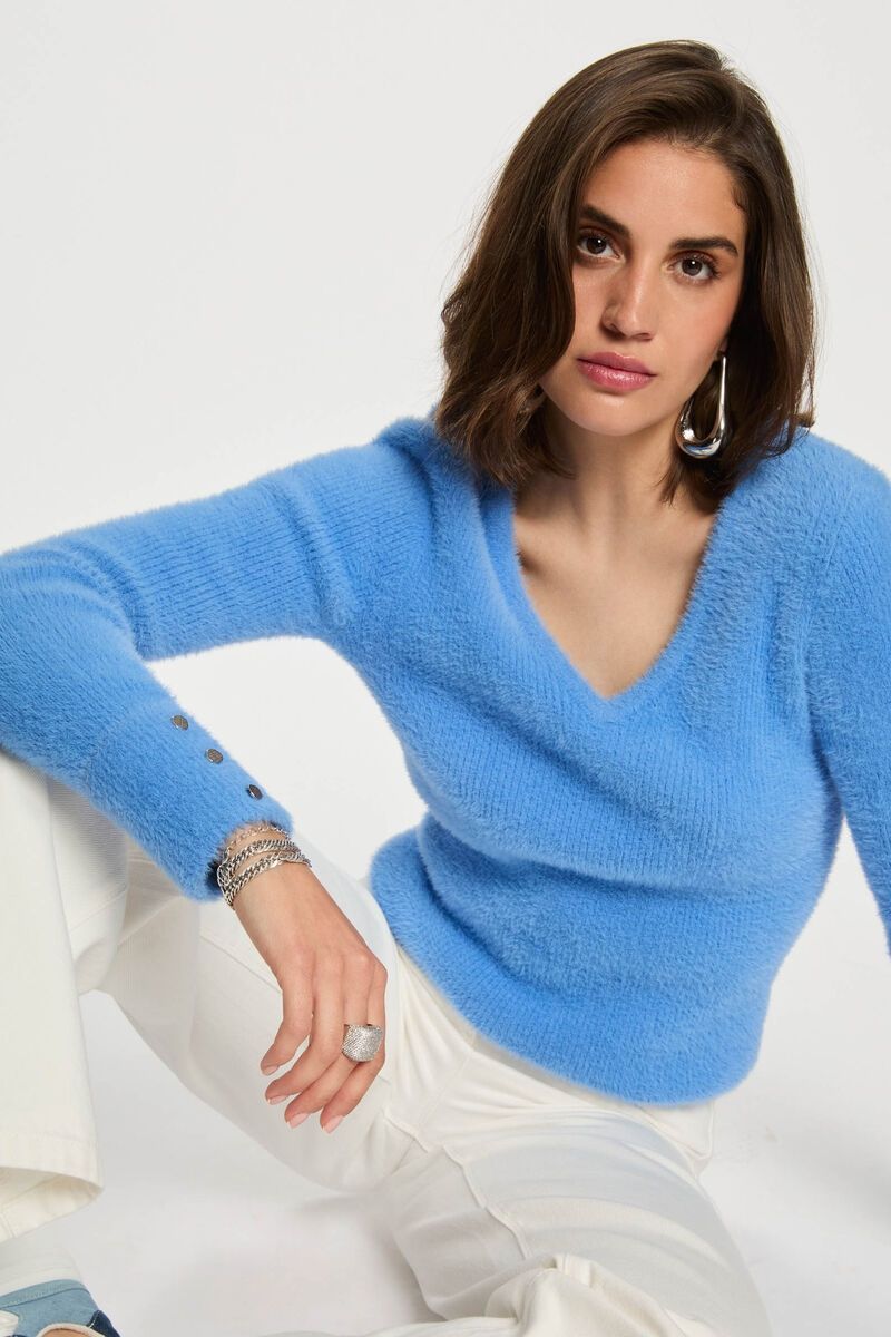 Morgan De Toi - Maglione Donna Celeste