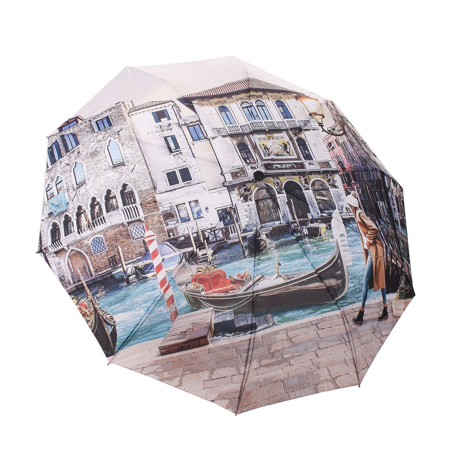 Y Not? Ombrello Pieghevole Automatico Apri/Chiudi Venezia 