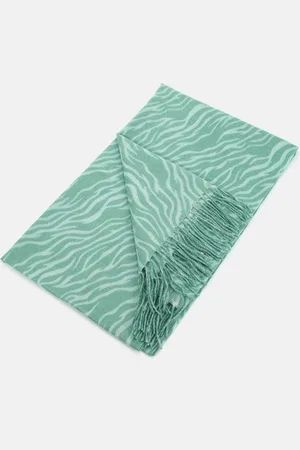 Ynot? Maxi Sciarpa 190x70 Stampata Jungle Water