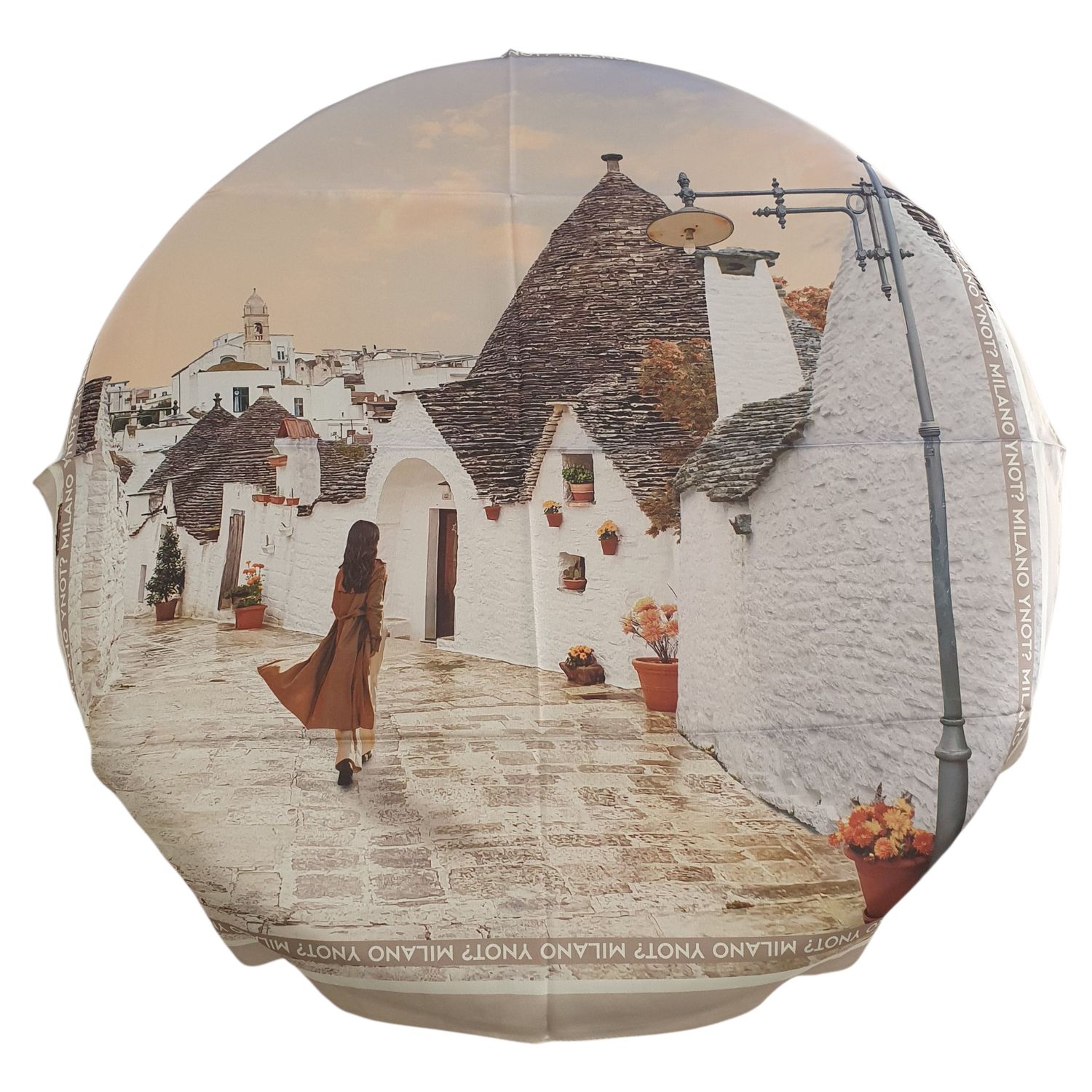 Y Not? Foulard  90 X 90 Alberobello 