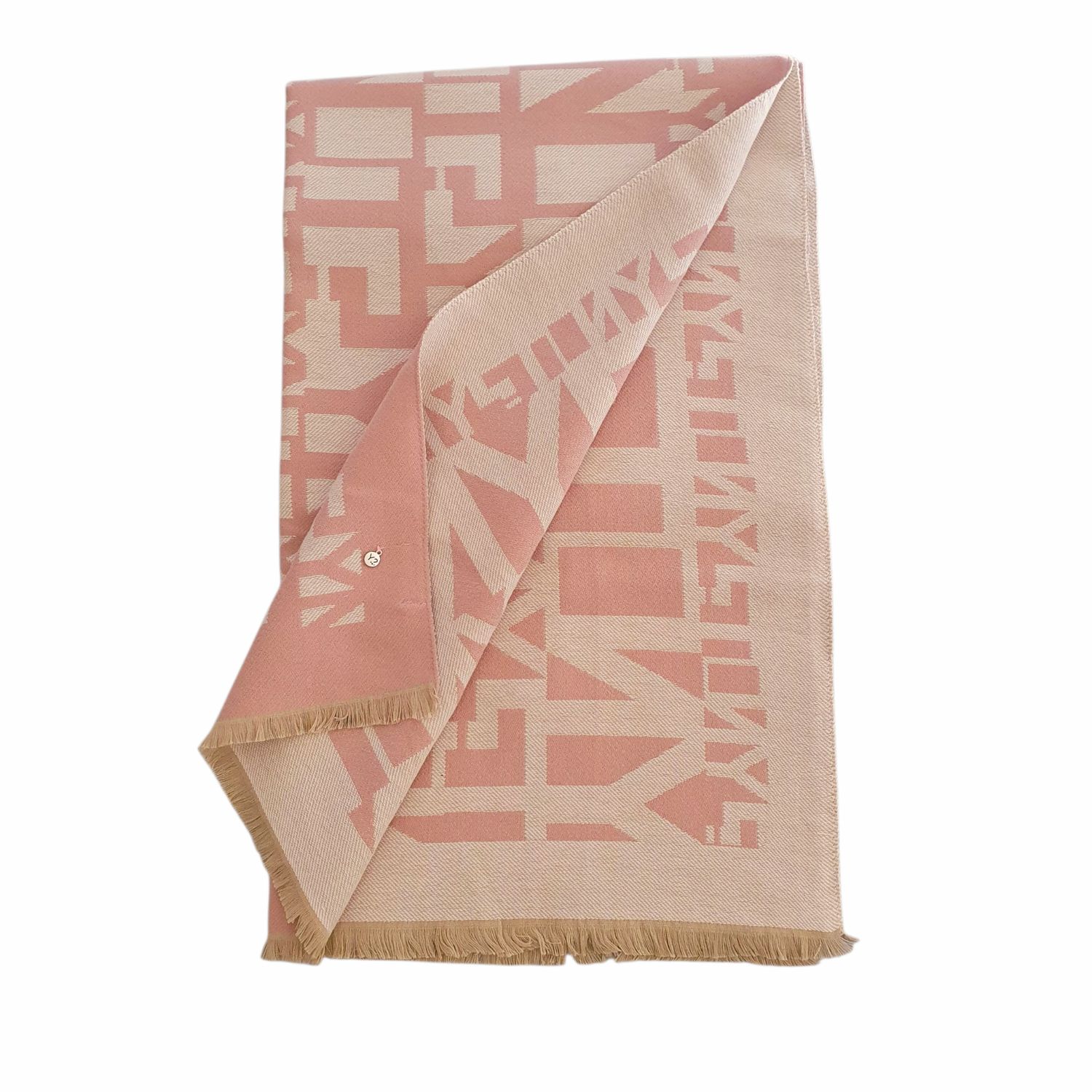 Ynot? Maxi Sciarpa 190x70 Jacquard Rosa