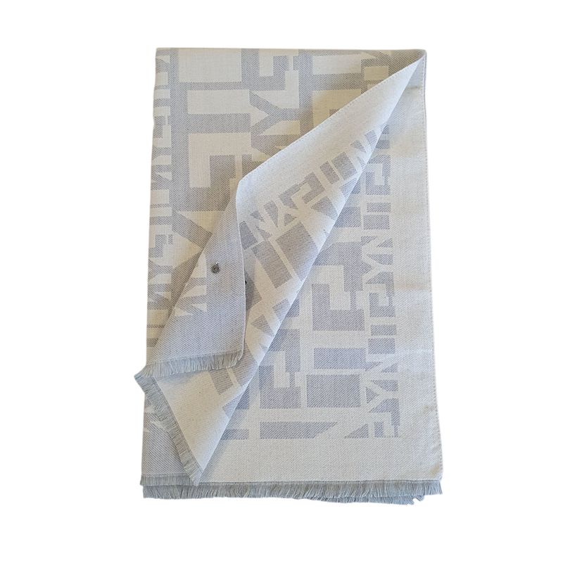 Ynot? Maxi Sciarpa 190x70 Jacquard Grigio