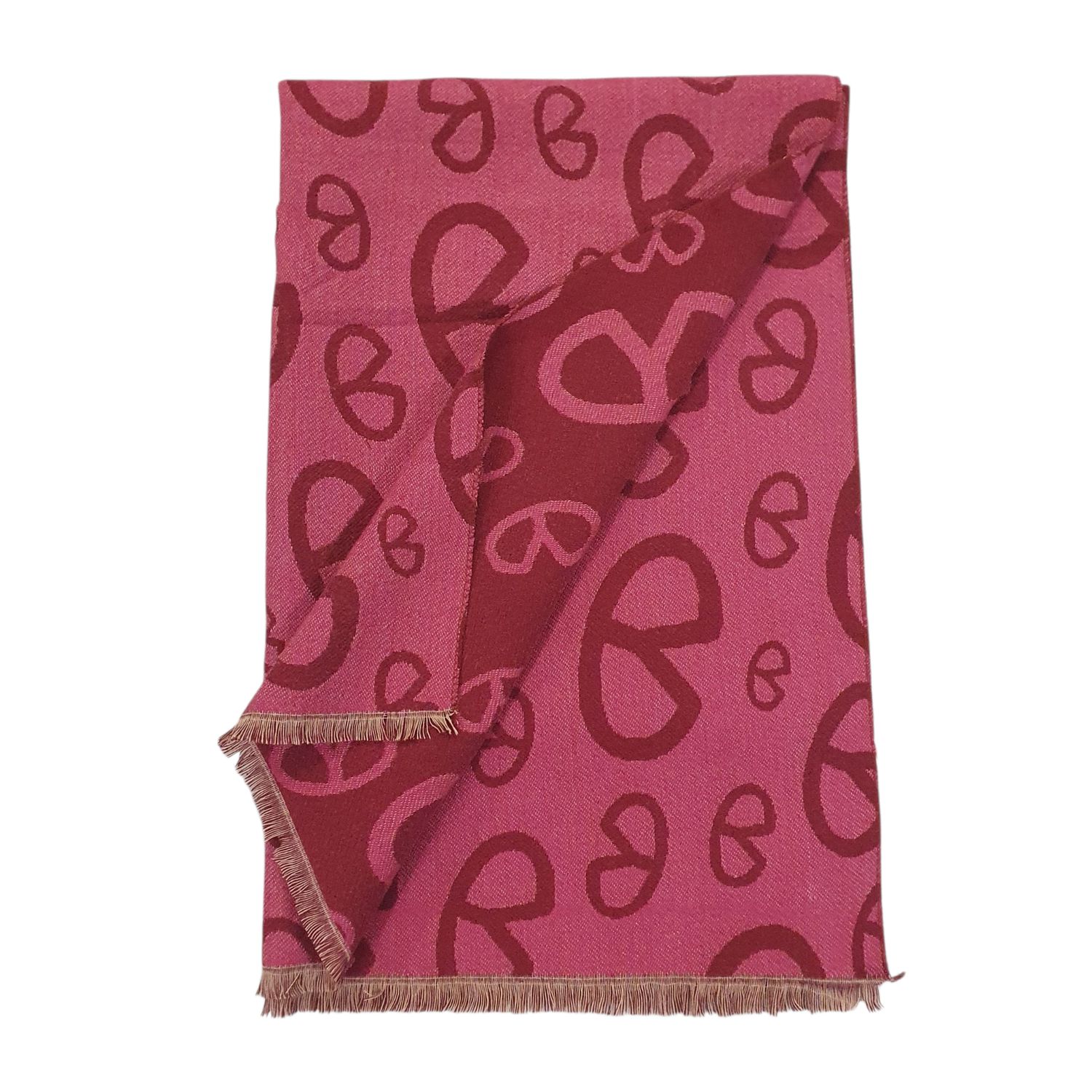 Ynot? Maxi Sciarpa 190x70 Jacquard Rosso Wine 