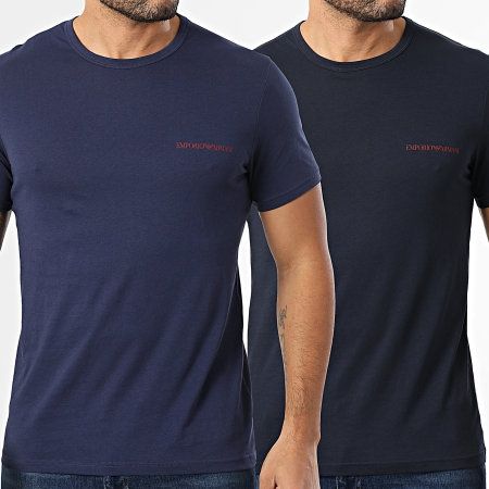 Emporio Armani Set 2 T-shirt Blu Scuro/Blu Navy