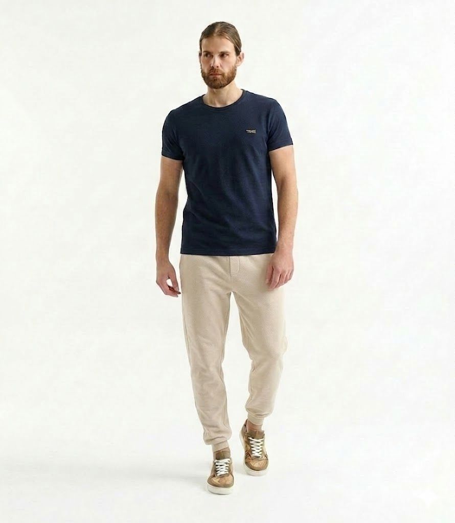 Alviero Martini 1A Classe T-shirt uomo Basic Blu Navy 