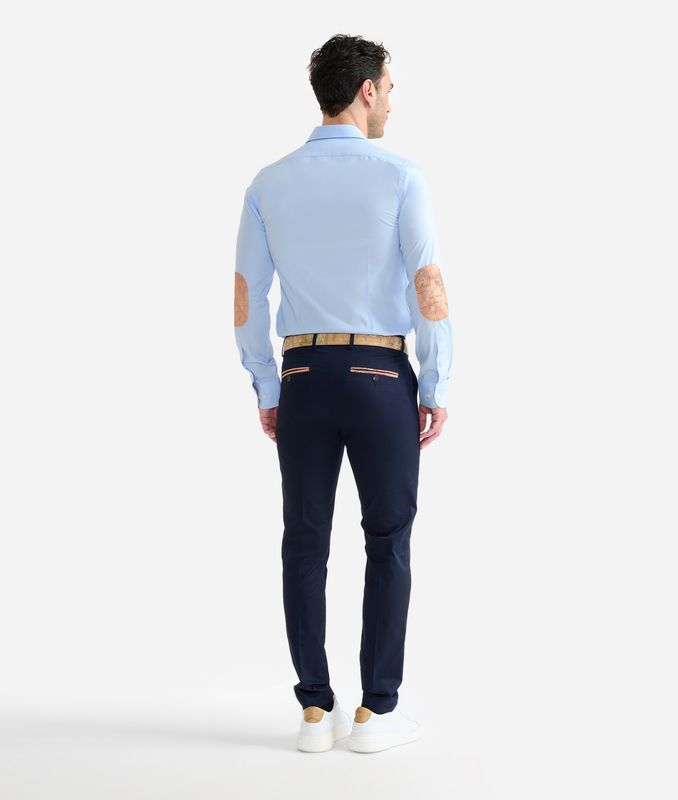 Alviero Martini 1A Classe Pantaloni super slim fondo 16 in cotone stretch 4 stagioni Blu Notte