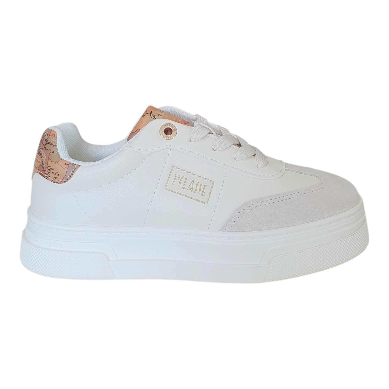 Alviero Martini 1A Classe Sneakers Donna Platform Off White/Geo Beige 