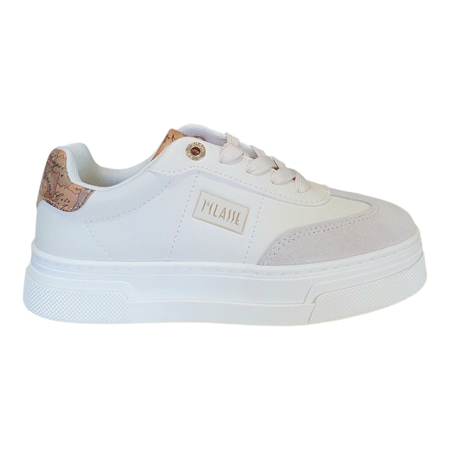 Alviero Martini 1A Classe Sneakers Donna Platform Off White/Geo Beige 