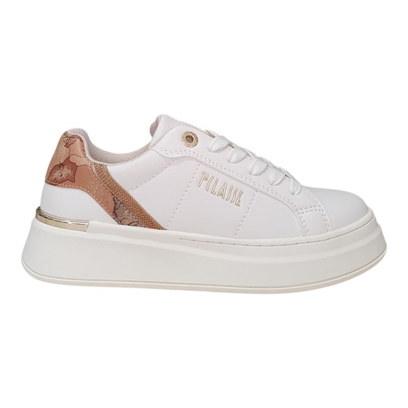 Alviero Martini 1A Classe Sneakers Donna Fondo a Cassetta Off White/Geo Classic