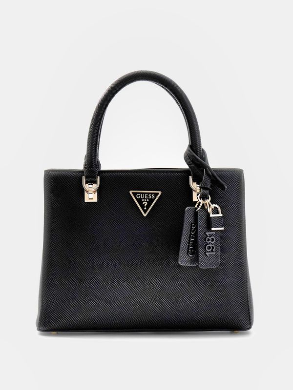 Guess Borsa a mano Noelle saffiano Nera