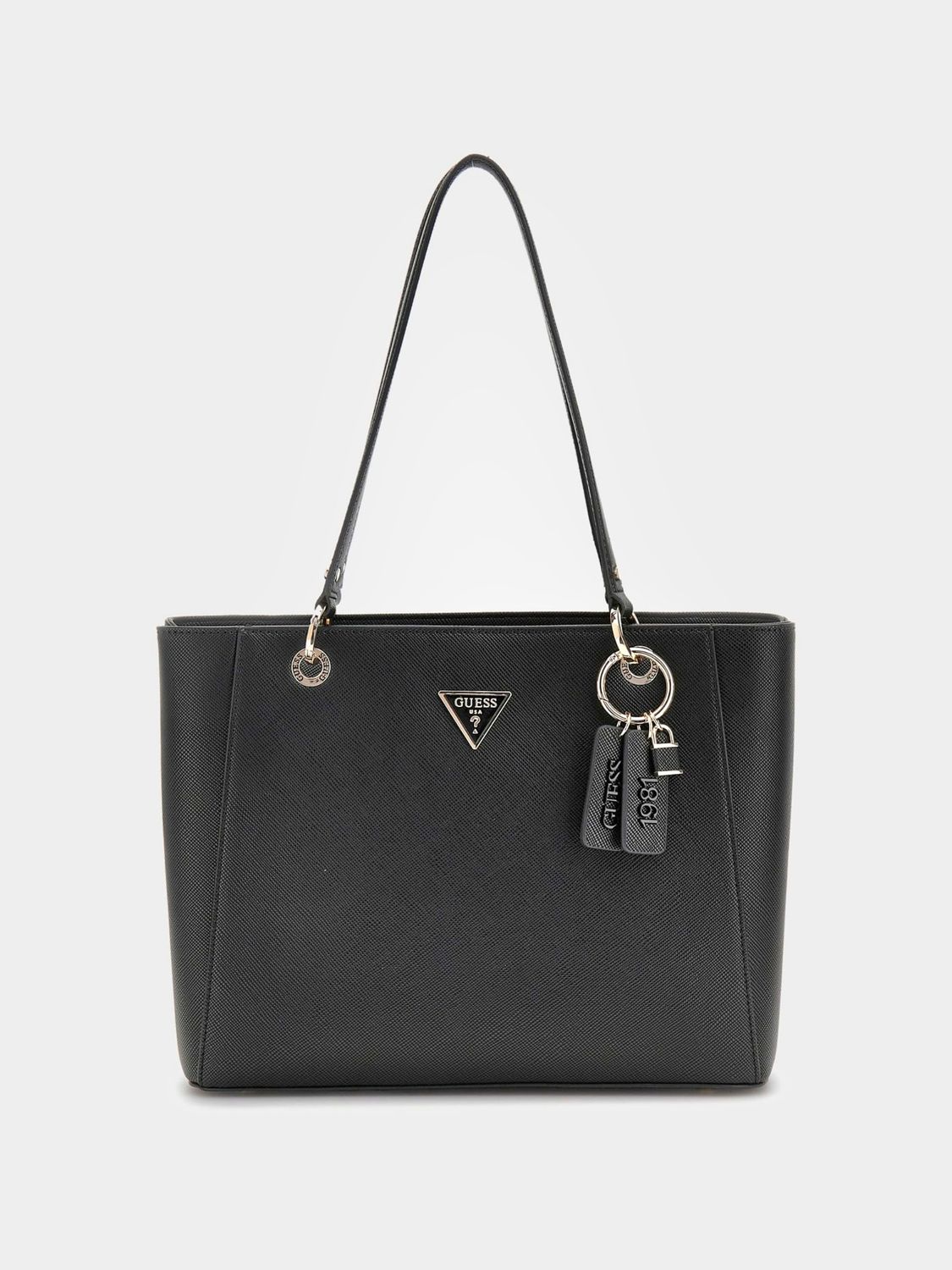 Guess Shopper Noelle saffiano Nera