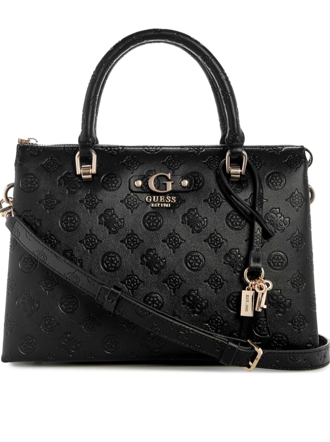 Guess Borsa a mano Dita Logo Nera