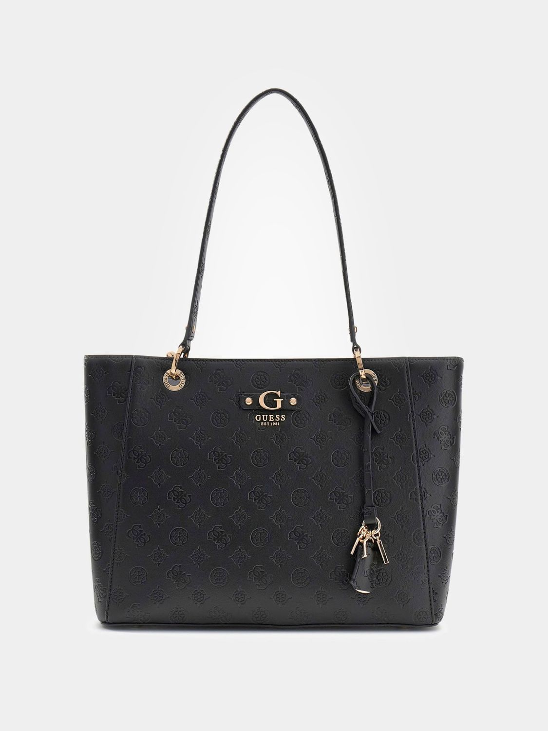 Guess Borsa Shopper Logo Dita Nera