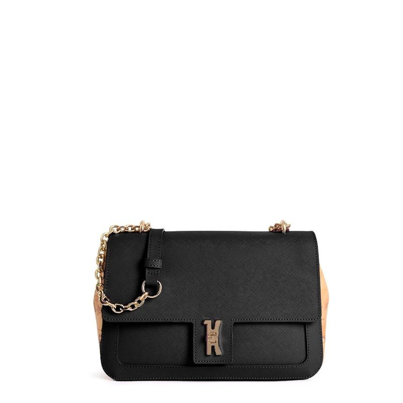 Alviero Martini 1A Classe Bay Lock Bag tracolla Nero