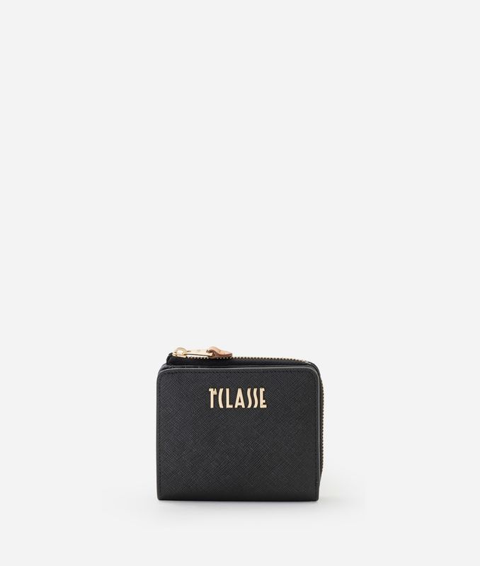 Alviero Martini 1A Classe Bloom City portafoglio zipfold piccolo Nero