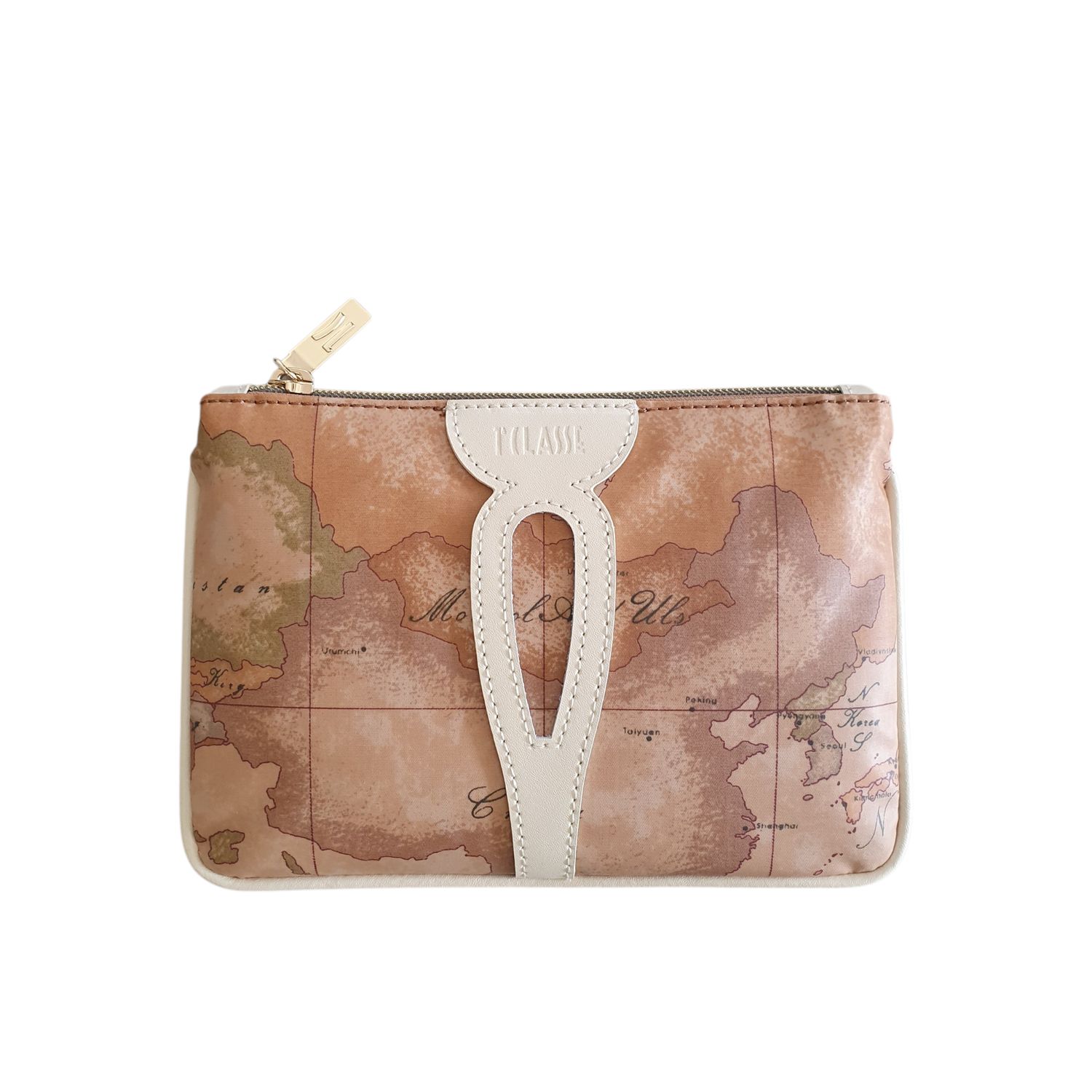 Alviero Martini 1A Classe Soft Petals bustina Geo Beige/Avorio