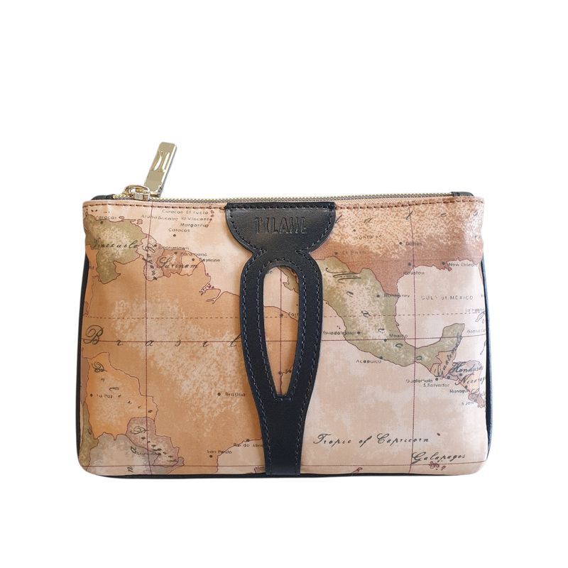 Alviero Martini 1A Classe Soft Petals bustina Geo Beige/Nero