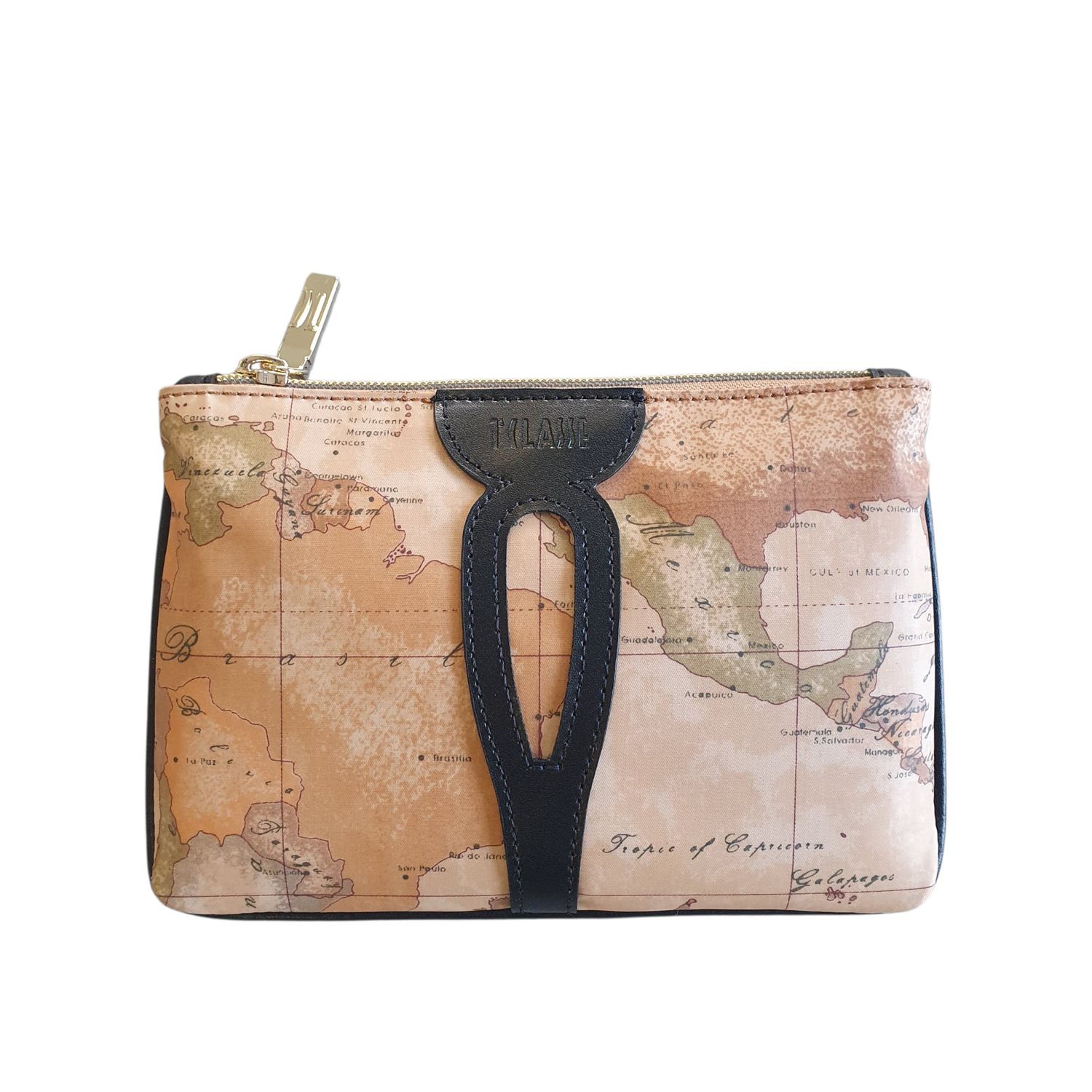 Alviero Martini 1A Classe Soft Petals bustina Geo Beige/Nero