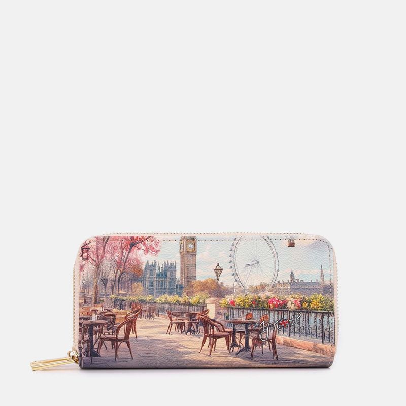 Ynot? Yes Bag Portafogli 2 Cerniere London Caffè