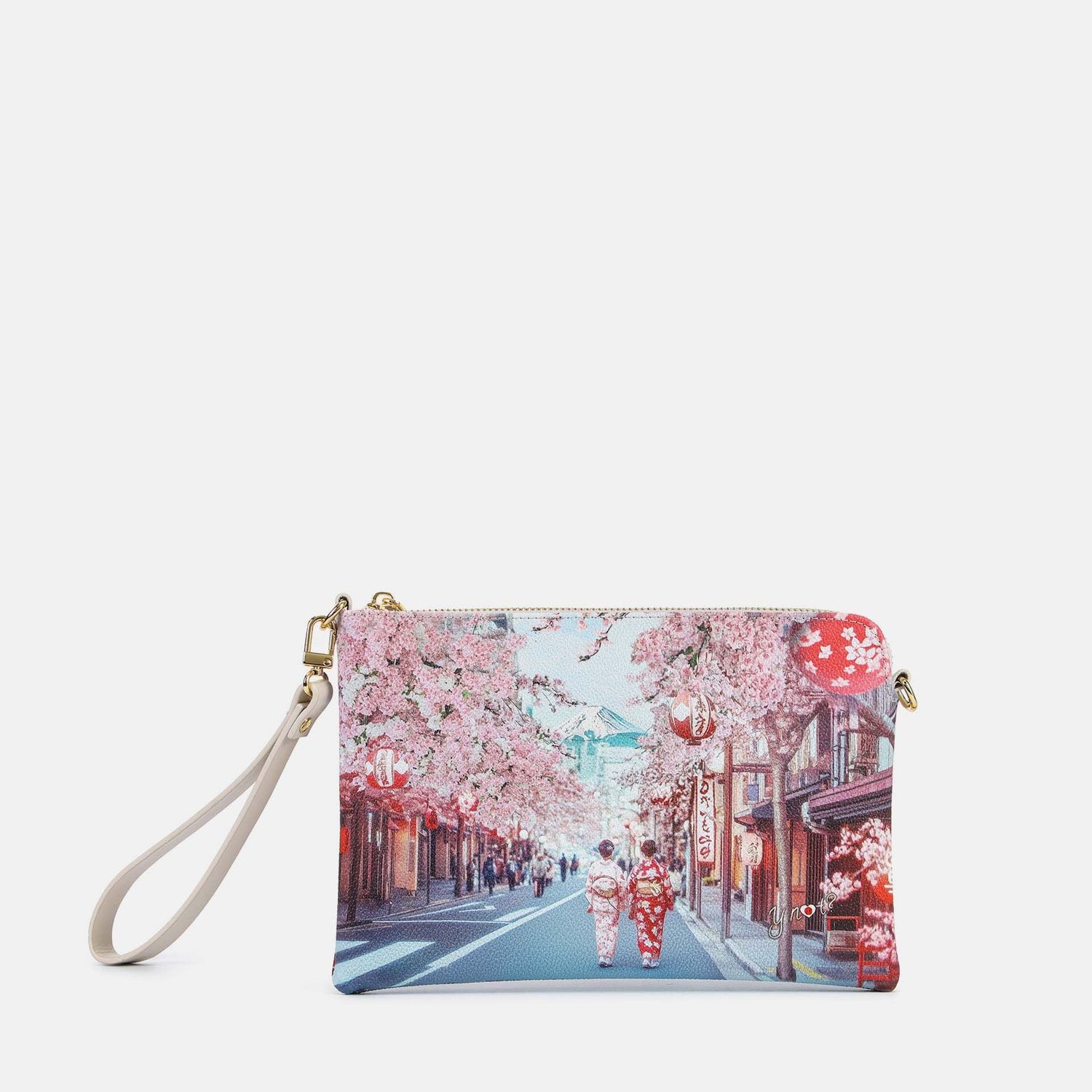 Ynot? Yes Bag Clutch con tracolla Tokyo Sakura