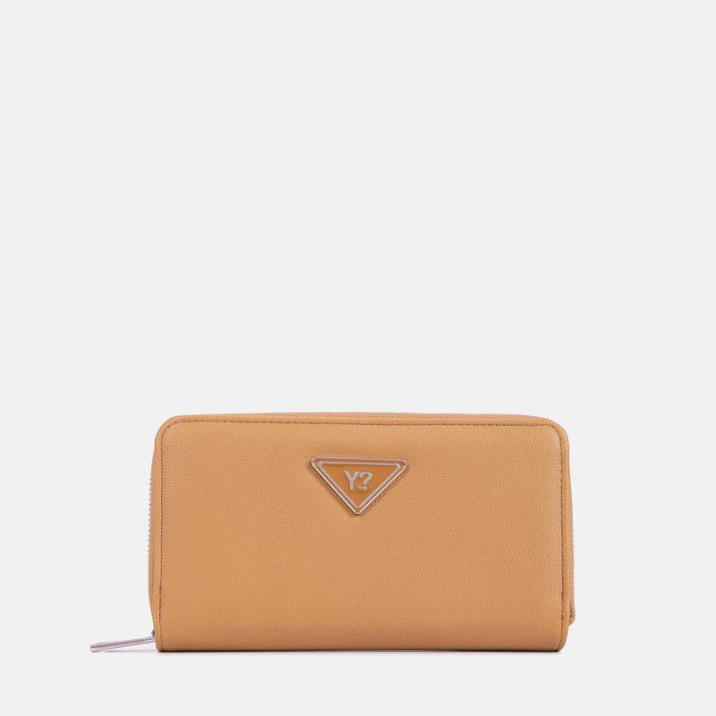 Ynot? Feel Portafoglio 1 Cerniera Tan