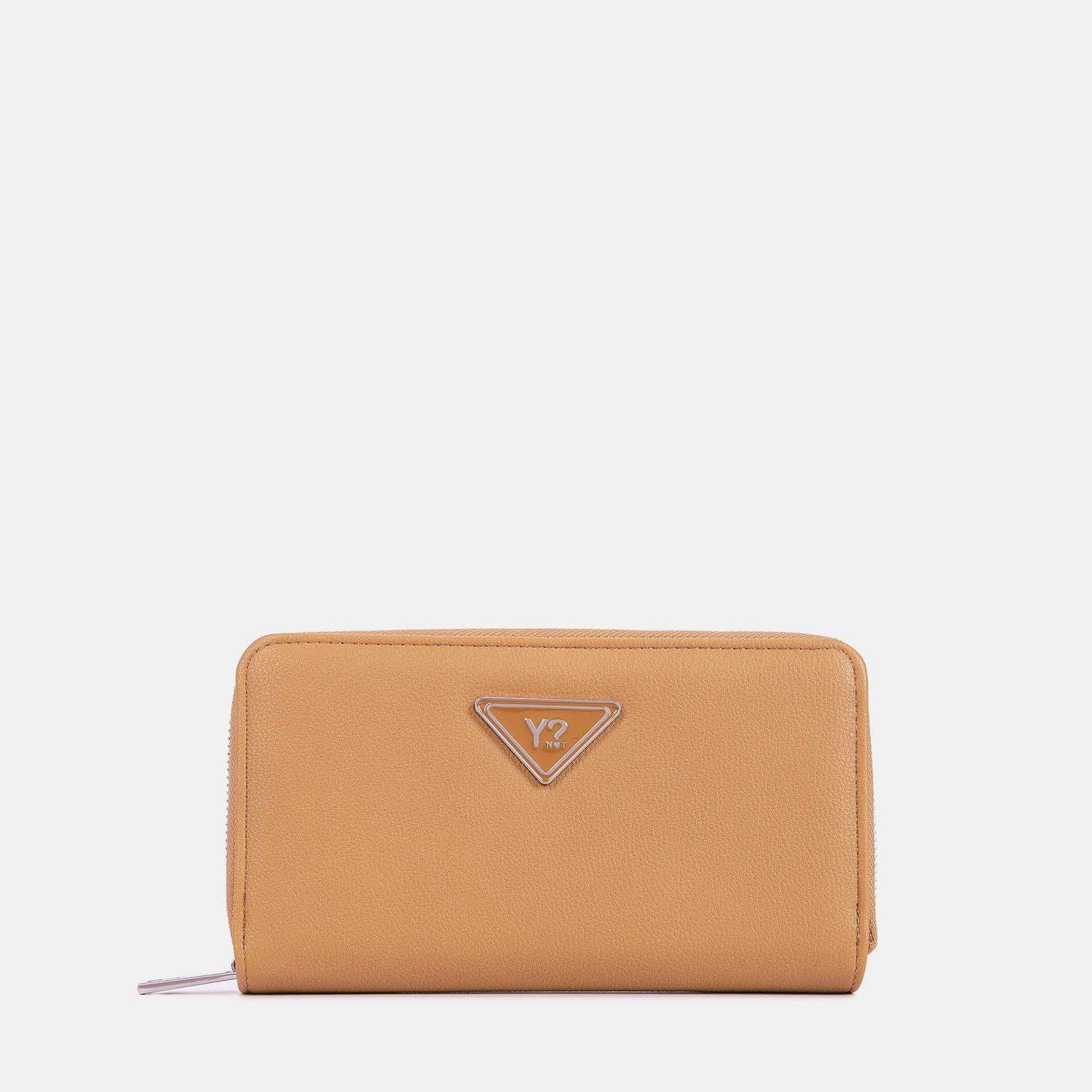 Ynot? Feel Portafoglio 1 Cerniera Tan