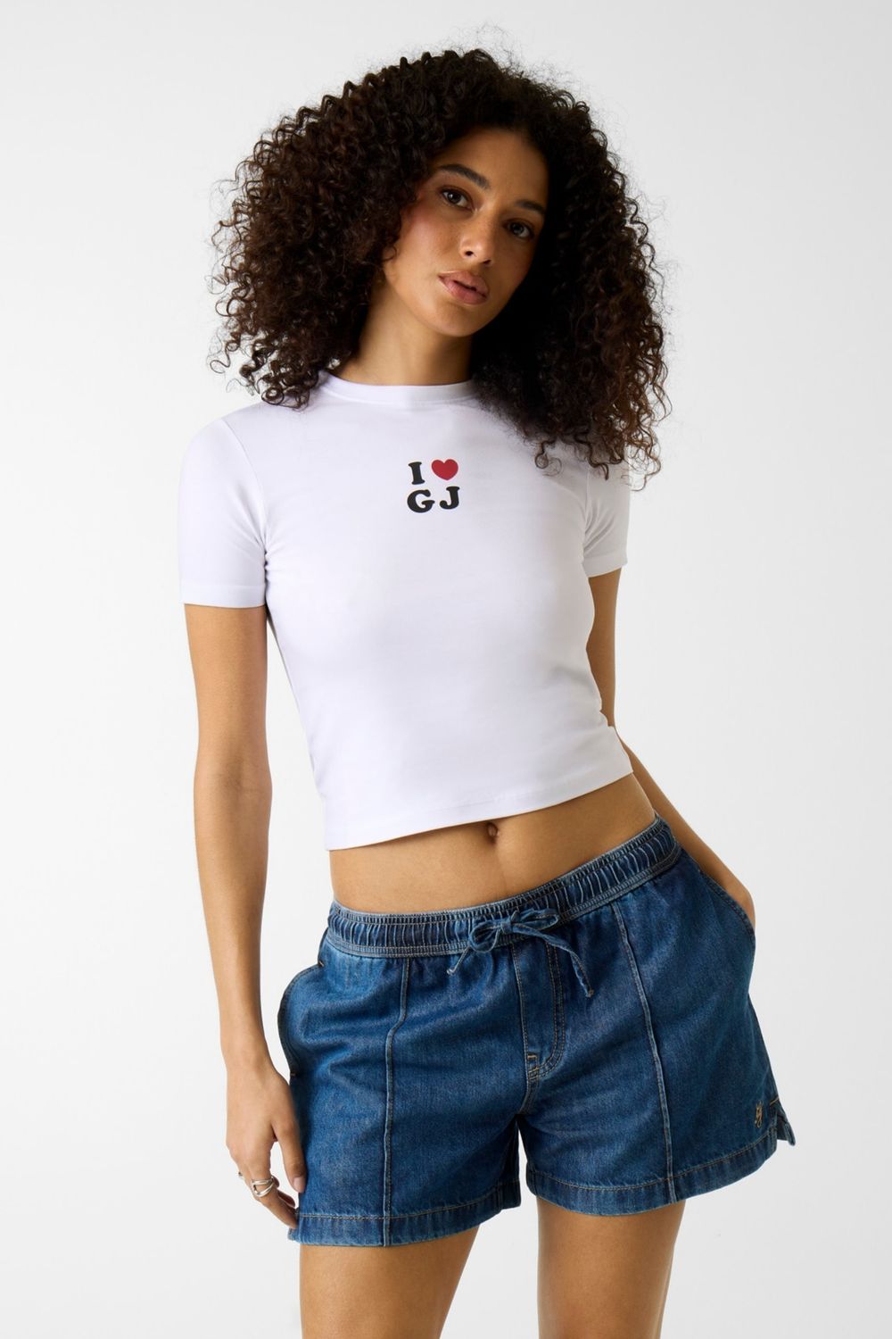Guess T-shirt cropped Bianca