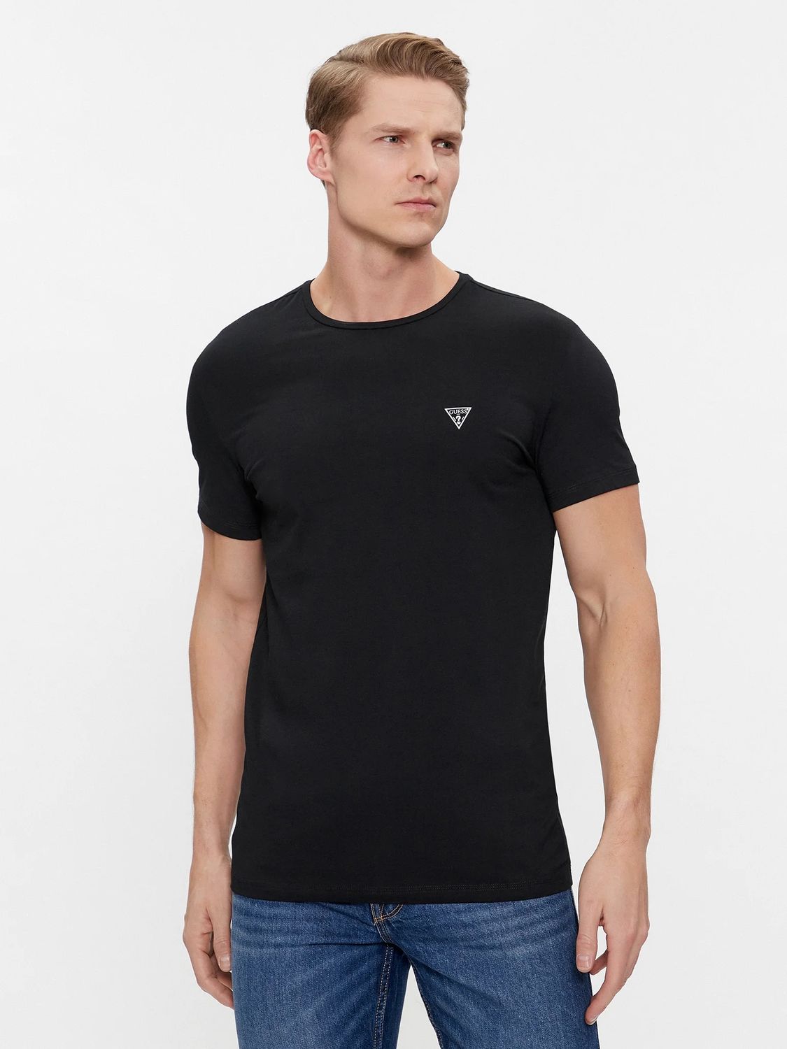 Guess Set 2 T-shirt Nero/Blu
