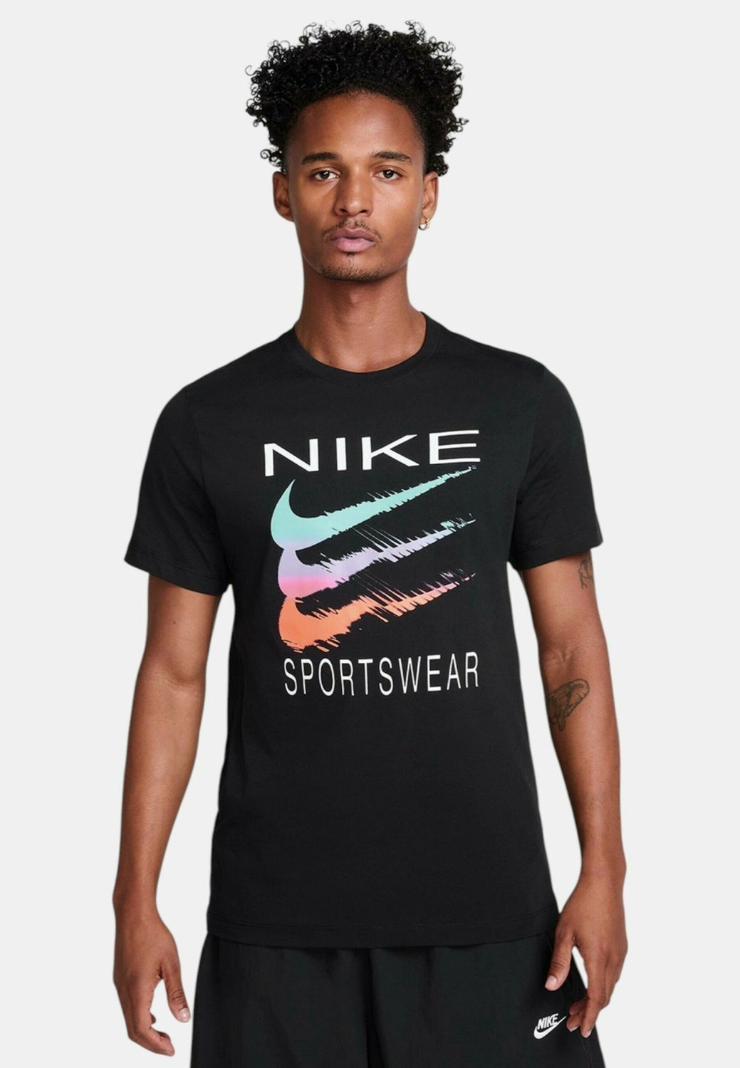Nike T-shirt con stampa Nera