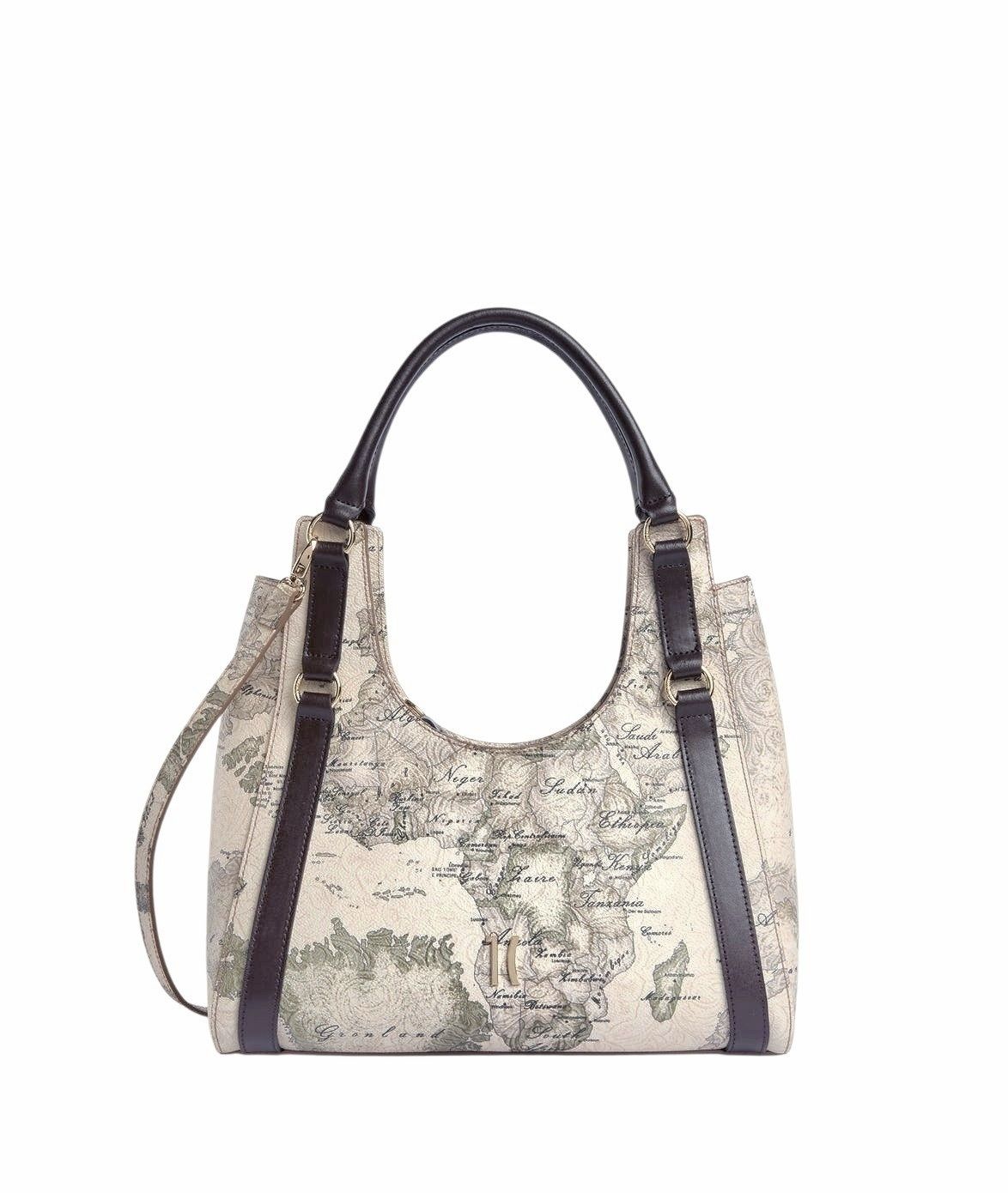 Alviero Martini 1A Classe Country Geo borsa sottospalla Tortora