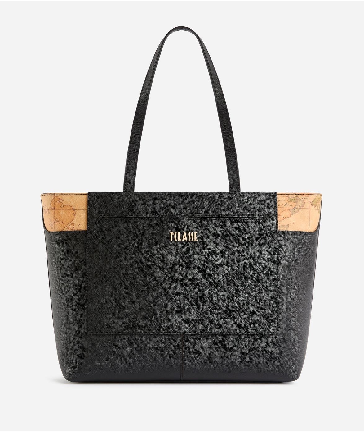 Alviero Martini 1A Classe West City borsa shopping grande Nera