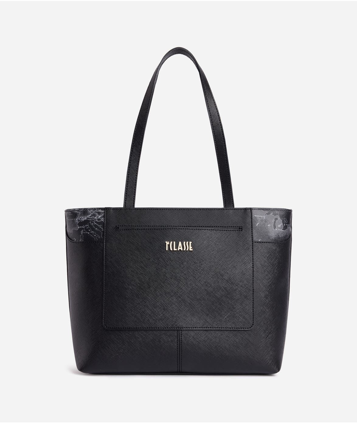Alviero Martini 1A Classe West City borsa shopping media con inserti Geo Night