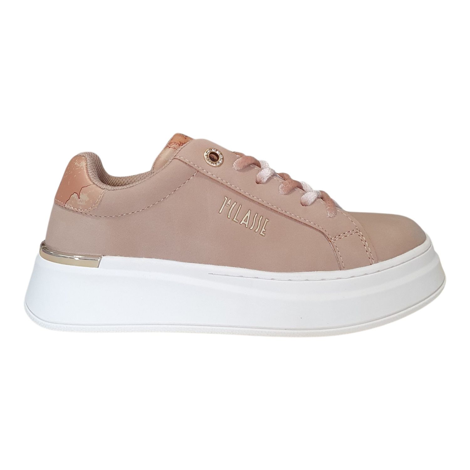 Alviero Martini 1A Classe Sneakers Donna Fondo a Cassetta Nocciola