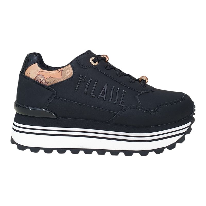 Alviero Martini 1A Classe Sneakers Running Nero/Geo Beige 