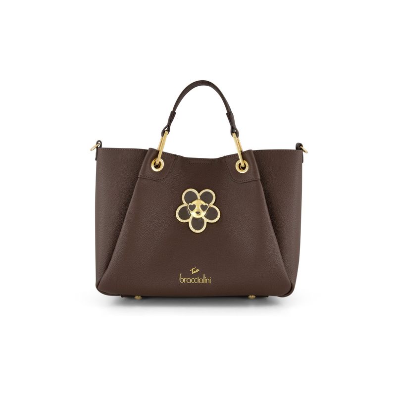 Braccialini Borsa a Mano Media Amy Bijoux Cioccolato 