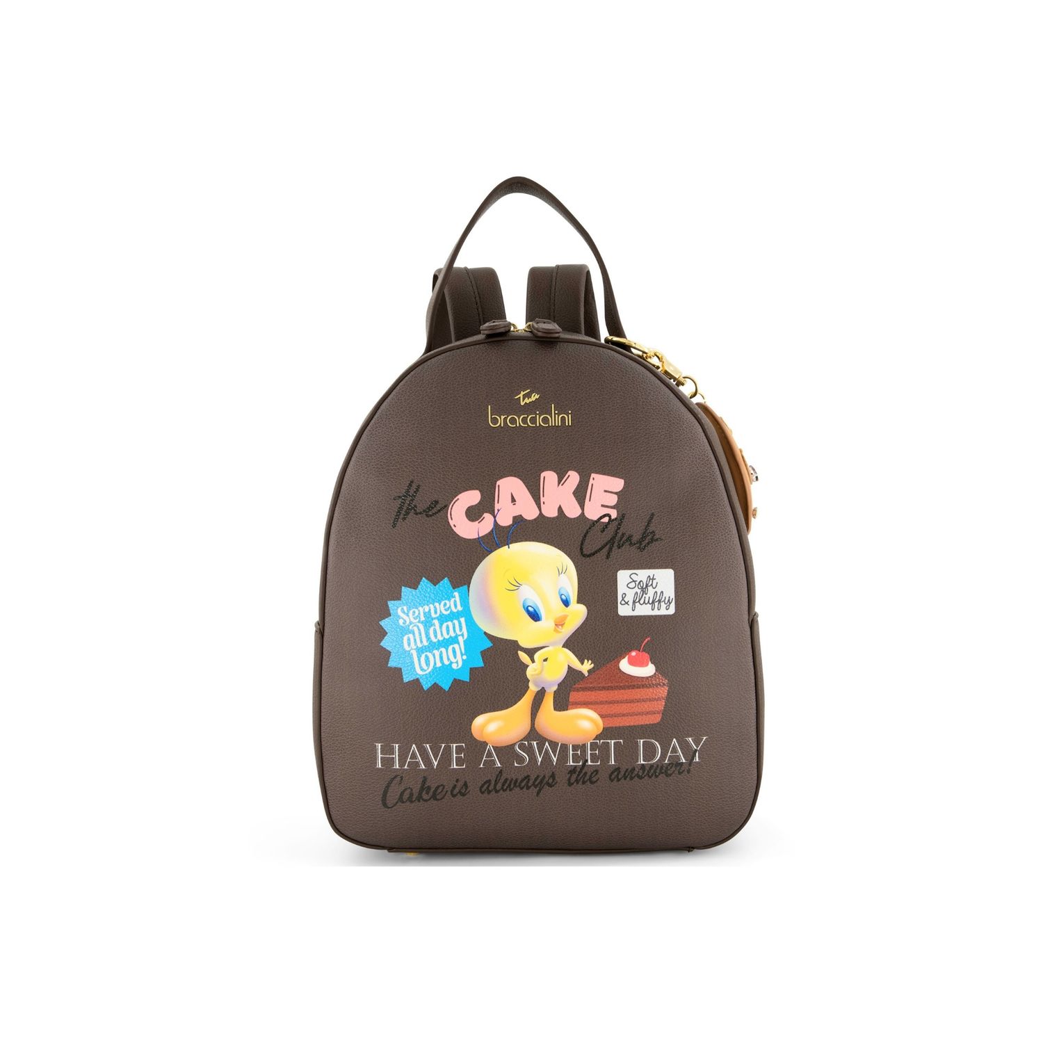 Braccialini Zaino Amy Looney Tunes Cioccolato