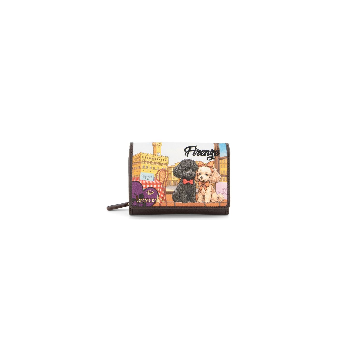 Braccialini Portafoglio Cartoline Firenze