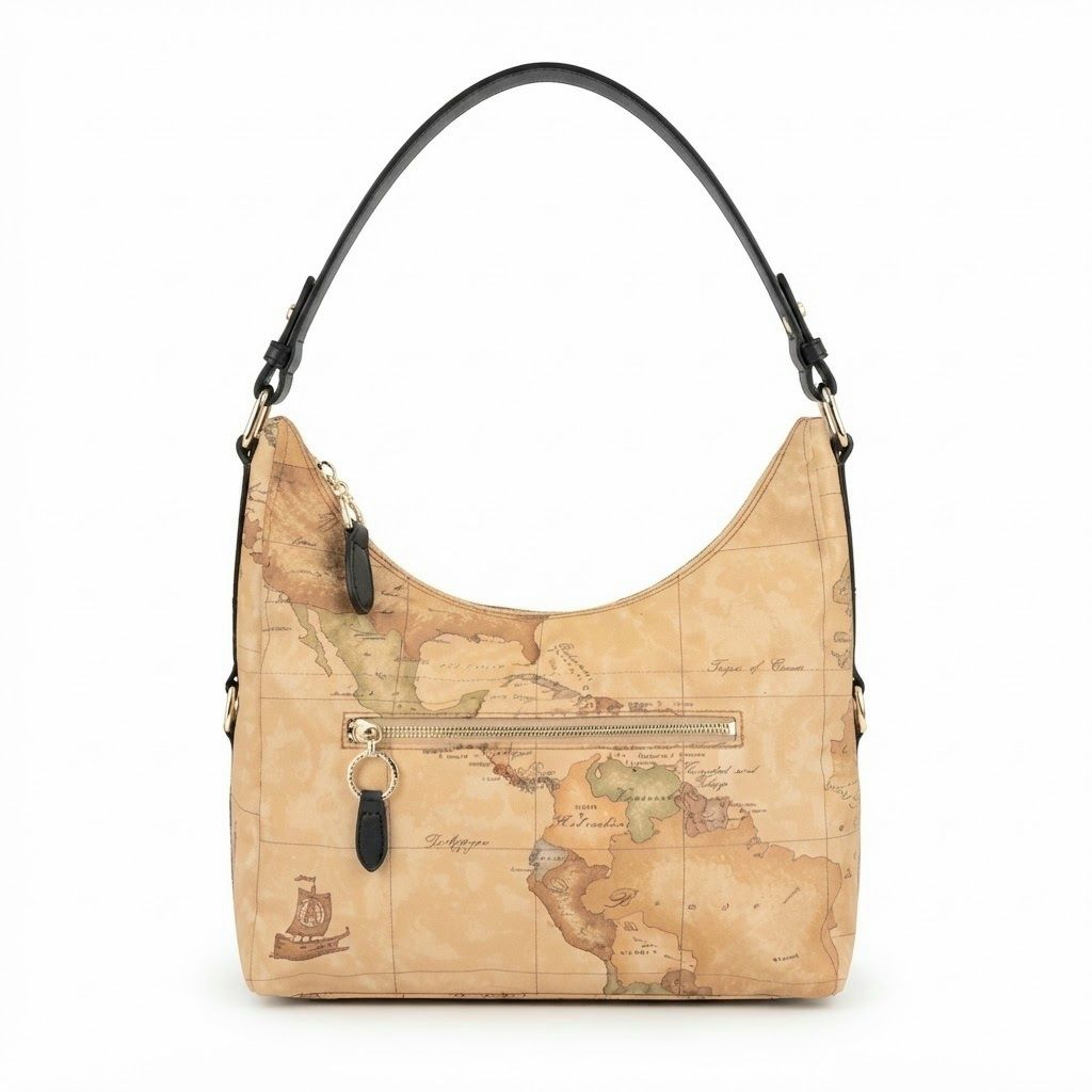 Alviero Martini 1A Classe Soft Ranch Sottospalla regolabile Geo Beige/Nero