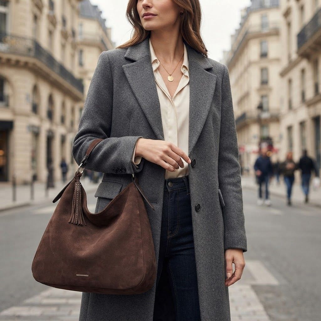 Maria Celine Hobo Bag Grande Vintage Coffee